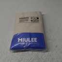 MIULEE Non-See-Through Privacy Linen Curtains 2 Panels, Light Filtering Window Curtains Farnhouse Textured Back Tab Semi Sheer Drapes for Bedroom Living Room, 52 x 90 Inches Long, Linen