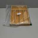 Silverware Organizer Kitchen Drawer Organizer Utensil Organizer Bamboo Silverware Holder Cutlery Organizer in Drawer Flatware Organizer Tray(5 slots, Natural