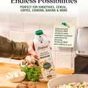 Elmhurst 1925 Cashew Milk Unsweetened - 32 Ounce (Pack of 6) Dairy-Free, Gluten-Free, Vegan, Kosher, Shelf Stable Milk Made with Water & Cashew for Healthier, Simpler Plant-Based Alternatives