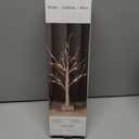 PEIDUO Christmas Decorations Indoor, 2 FT Birch Tree with LED Lights, Fairy Light Spirit Tree for Christmas Decor, Warm White Lighted Birch Trees for Home Decor Indoor, Battery Powered, Timer (2PK)