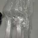 3PCS Clear Plastic Ice Scoop, 6 ounces Alec Ice Scoops, Kitchen Scoop for Ice Bucket Ice, Popcorn, Coffee Beans, Flour (6 oz.)