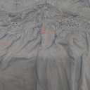 Avidlove Lace Sleepwear Women's Sexy Chemises Nighty V Neck Full Slip Babydoll Nightgowns Light Blue Small