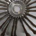 10 inch Steel Wire Wheel Brush Grass Trimmer Head Weed Cleaning Garden Cutter