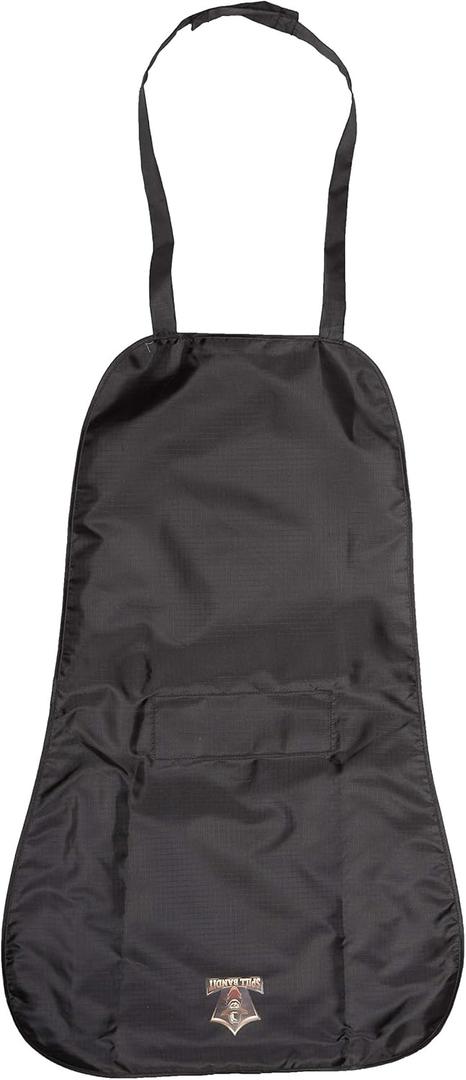 Black One Size Clothing Protector and Adult Driving Apron for Eating in the Car