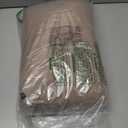 LANE LINEN Cotton Queen Size Blanket - Lightweight, Soft, Comfortable Large Blanket with Cooling and Breathable Design for Guest Room, Camping, and Outdoor Travel - Taupe