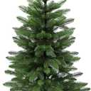 Small Christmas Tree, 3FT Artificial Tabletop Mini Christmas Tree for Office, Desk, Indoor, Outdoor, Holiday Xmas Party Decoration, Not Pre-lit Lights, Easy Assembly, Green