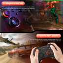 DAREU H101X Wireless Gaming Controller for PC Windows,IOS,Steam,Mac OS,Android and TV,Gamepad with Dual-Vibration One Click Wake up Function (Black)