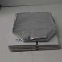 double insulated courier box with aluminum foil plastic foam lining, 4pcs 7x6x10 inch for shipping perishable items, recommended to use dry ice (not included),small shipping box Mailer,white