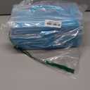 Kinsorcai 12'' Three-Layer Clear Art Box Organizer, Multipurpose Plastic Craft Box with Handle (Blue) (1PCS)