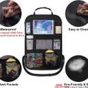 ONE PIX Backseat Car Organizer Mats Back Seat Organizers and Storage Bag with Touch Screen Tablet Holder for Kids Toddlers Car Seats, Travel Accessories, Road Trip Essentials Kids