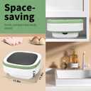 Portable Washing Machine, 20L Foldable Washer with Spin Basket, Upgraded 3 Modes Deep Cleaning for Baby Clothes, Underwear & Socks, fit for Hotel, Travel, Camping, Apartment & Dorm