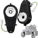 2Pcs 24V 40000RPM Kids Ride On Car Gearbox Motor Power Wheels Motor Gearbox Upgrade Motorcycles Jeep High Speed RS555 Drive Engine Match Kids Ride On Toys Car Motors