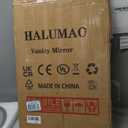 halumao 16" x 23.6" Large Makeup Vanity Mirror with Lights for Dressing Room and Bedroom,3 Color Modes,Memory Function