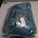 NEWCOSPLAY Super Soft Throw Blanket Dark Teal Premium Silky Flannel Fleece Leaves Pattern Lightweight Bed Blanket All Season Use (Dark Teal, Throw(50"x60"))