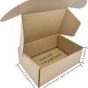6 x 2.6 x 2 Inches Small Shipping Boxes 50 Pack Corrugated Cardboard Packaging Business Moving Mailing Box