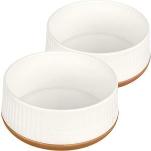 Harry Barker Small Plastic Modern Dog Bowls - 2 Pack