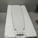 Consciot Ceiling Fan With Lights, 52 Inch Modern Low Profile Ceiling Fan, Remote Control, Quiet Reversible DC Motor, Dimmable 3 Color, 4 Double Finish Blades, Flush Mount, Indoor Only, White