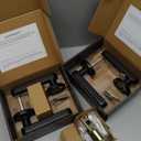 IRONZON 2 Pack Fingerprint Door Lock with Handle Smart Door Lock with Keypad for Home Hotel Office Apartment Bedroom