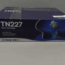 TN227 Toner Cartridge Remanufactured Replacement for TN-227 TN223 TN-227BK/C/M/Y for HL-L3270CDW HL-L3210CW MFC-L3770CDW MFC-L3750CDW HL-L3290CDW Printer 5-Pack