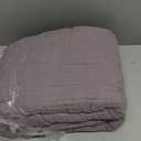 SANACYNA Muslin Blankets 100% Cotton 6-Layer Gauze Gray Grid Bed Blanket Lightweight Soft and Breathable King Blanket for Sofa Couch Bed Coverlet Both Sides (Grey, King 90" X 104")