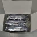 18mm Ptouch Tape Tze-241 344 941 Replacement for Brother Label Maker Tape 18mm 0.7 Laminated White/Black/Silver, TZe 18 mm Compatible with Brother Ptouch PT-D400 PT-D410 PT-D460BT PT-P710BT