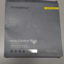 Hubcentric Rings (Pack of 4) - 95.1mm ID to 106.1mm OD - Black Poly Carbon Plastic Hubrings Hub - Only Works on 95.1mm Vehicle Hubs and 106.1mm Wheel Centerbore