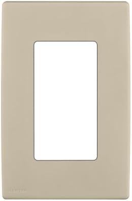 Pack Of 2 Leviton Renu One-Gang Screwless Snap-On Wallplate, REWP1-NS, Navajo Sand Pack Of 2 Leviton Renu One-Gang Screwless Snap-On Wallplate, REWP1-NS, Navajo Sand