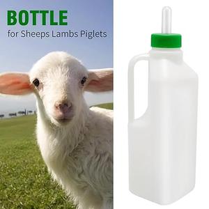 DUZFOREI 850ML Animal Feeding Bottle with 3 Nipples Lamb Nursing Bottle Feeding Goat Milk Bottle Calf Milk Feeder Bottle for Sheep Lambs Piglets