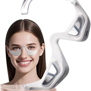 Under Eye Light Therapy Device, Red Light Therapy Glasses, 3 Modes Microcurrent Eye Massager, Red Light Eye Mask for Eye Bags Dark Circles Puffiness Wrinkles Fine Lines