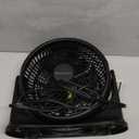 Comfort Zone 11-Inch High-Velocity Tabletop Air Circulator Fan, Quiet Personal Fan with 3 Speeds & 90 Adjustable Tilt  Portable Desk Fan for Home, Bedroom, or Office, Black