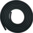 YAMAKATO 10 Feet 1/4 Inch ID Fuel Line Hose for Kawasaki Kohler Briggs & Stratton Small Gas Diesel Powersports Engines and Generators w/ 20 Clamp Rubber Black