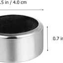 Cabilock Stainless Steel Wine Bottle Collar Drip Rings Leakproof Wine Drip Stop Device for Home Bar Party Use 12 Pieces