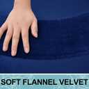 Smiry Memory Foam Bath Mat 59x24, Extra Soft and Absorbent Bathroom Mats, Non Slip Washable Carpet for Floor, Shower and Tub, Navy Blue