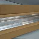 A-M Gutter Guard 6" x 11.5 Ft, Mill Finish Aluminum Leaf Protection, DIY