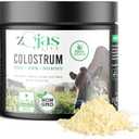 zOjas Life Colostrum Supplement, 100% Grass Fed, from Organic Farms, Colostrum Powder for Immunity, Gut Health, Wellness - Made with Regenerative Farming Practices, 60 Day Supply, Unflavored, BBD 6/2026