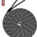 Long Dog Leash for Dog Training 50FT, Dog Rope Check Cord with Reflective Thread for Large Medium Small Dogs, Dog Tie-Out Cable Lead for Hunting, Camping or Backyard