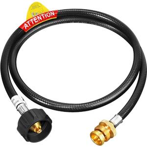 4FT Propane Hose, Propane Adapter Hose 1lb to 20lb Tank Connection for Weber Q Grills, Blackstone Griddles, Coleman Stoves, Buddy Heaters and More
Amazon's Choice