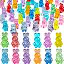 180 Pcs Mini Bunny Figures, Mini Resin Animals Figures to Hide, Small Plastic Bunny Figurines Miniature Ornaments Diving Gems for Vase Filler Fairy Garden Party Decorations