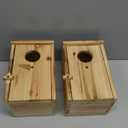 2 Pack Bird Houses for Outside, Hummingbird House Outdoor, Birdhouse kit,Bluebird Finch Swallow Wren Chickadee