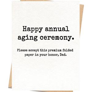 Funny Dad Birthday Card, Happy Birthday Card for Dad, Humorous Birthday Gift for Father from Daughter Son