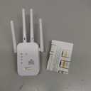 WiFi Range Extender & Signal Booster  Dual Band Wireless Repeater with Ethernet Port, Extends Coverage Up to 1200 Sq Ft, Fast Setup for Home & Office