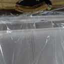 5 Pack Folding Closet Organizers Storage Box, Stackable Storage Bins, Plastic Drawer Basket Closet Storage for Wardrobe Cupboard Kitchen Bathroom Office 5L (White)