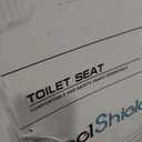 Angol Shiold Slow Close Wood Toilet Seat（Bone, Round 16.5''）