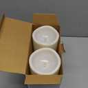 Homemory 10" x 4" Large Waterproof Outdoor Flameless Candles with Remote Control and Timer, Battery Operated Flickering LED Pillar Candles for Outdoor Larterns, Porch, Long Lasting, Set of 2 (Ivory White)