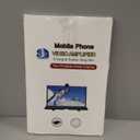 18" Screen Magnifier for Mobile Phone,3D HD Cell Phone Magnifying Projector Screen Enlarger for Movies, Videos, and Gaming,Foldable Phone Stand with Screen Amplifier,Supports All Smartphones (Black)