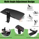 Sun Visor for Car,(2-piece Set) UV400Anti- Polarized/Anti-GlareAdjustable, Easy to Install Car Sun Visor Extender,Black /2