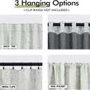 Mrs.Naturall Sage Green Curtains 96 Inches Long for Living Room,50% Blackout Room Darkening Extra Long Curtains for Bedroom Window