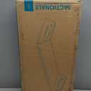 Cordless Blackout Roller Shades Blinds for Windows Free-Stop,Pull Down Room Darkening with Valance,Thermal Insulated Woven Fabric Window Door Blinds for Home,Office,White 22" W x 72" L