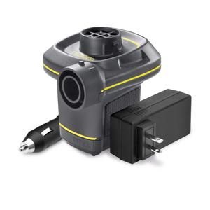 INTEX QuickFill Electric Air Pump: Inflates and Deflates Air Mattresses, Inflatable Kayaks, Boats, Toys