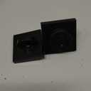 Kwikset 817 Deadbolt Lock, Matte Black Square Exterior Keyed Front Entry Door, Pick Resistant SmartKey Rekey Security, Single Cylinder Dead Bolt, with Microban Protection (Contemporary)